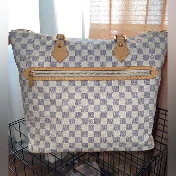 Authentic Louis Vuitton Damier Azur Saleya GM - Picture 3 of 11